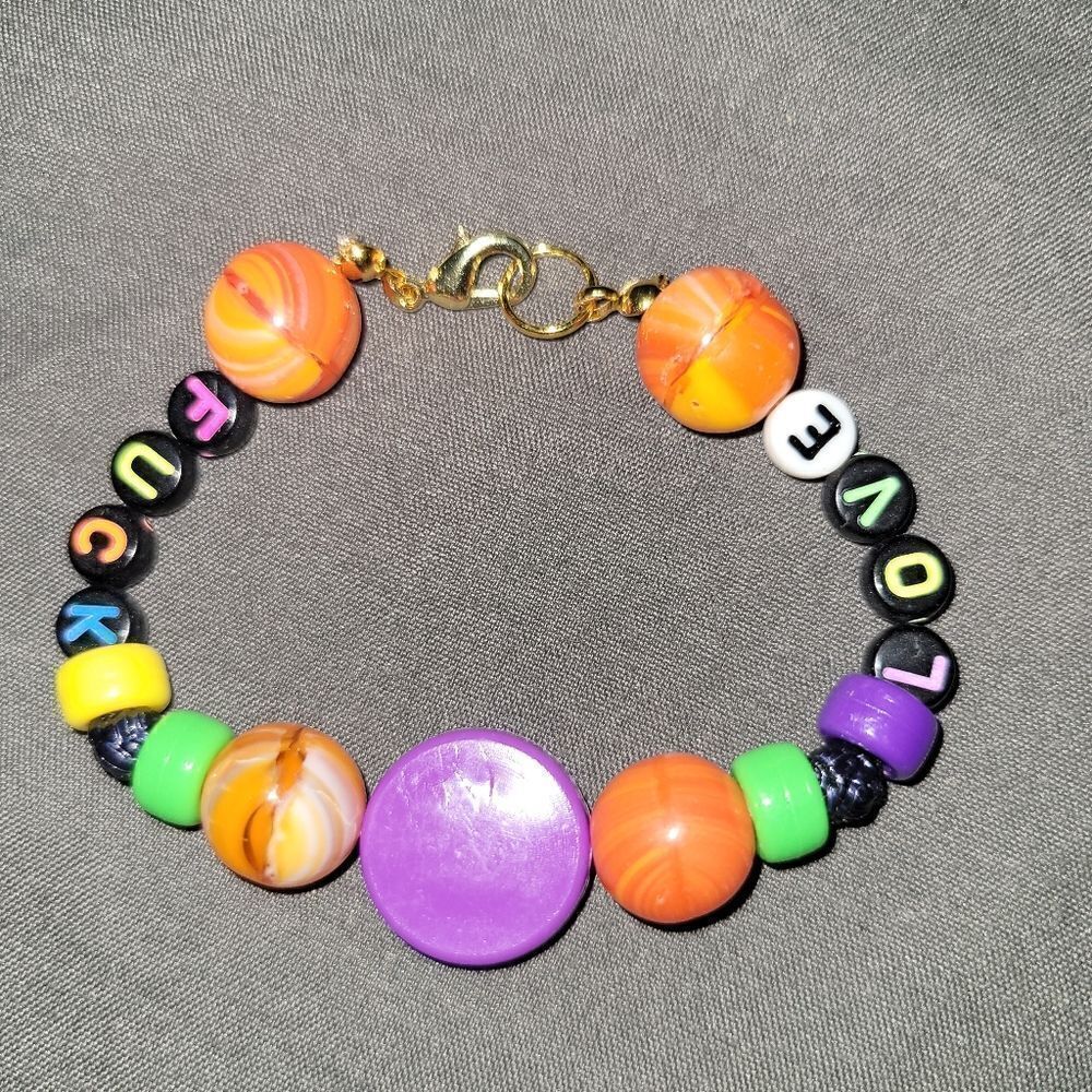 Fck love! valentines 💝 day bracelet